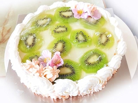 父の日に!レアチーズデコレーション♪